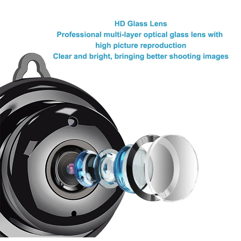 Mini Wireless Wifi Camera Wi-fi Night Vision Camera Small Household Smart Child Mini Night Vision Mini Camera