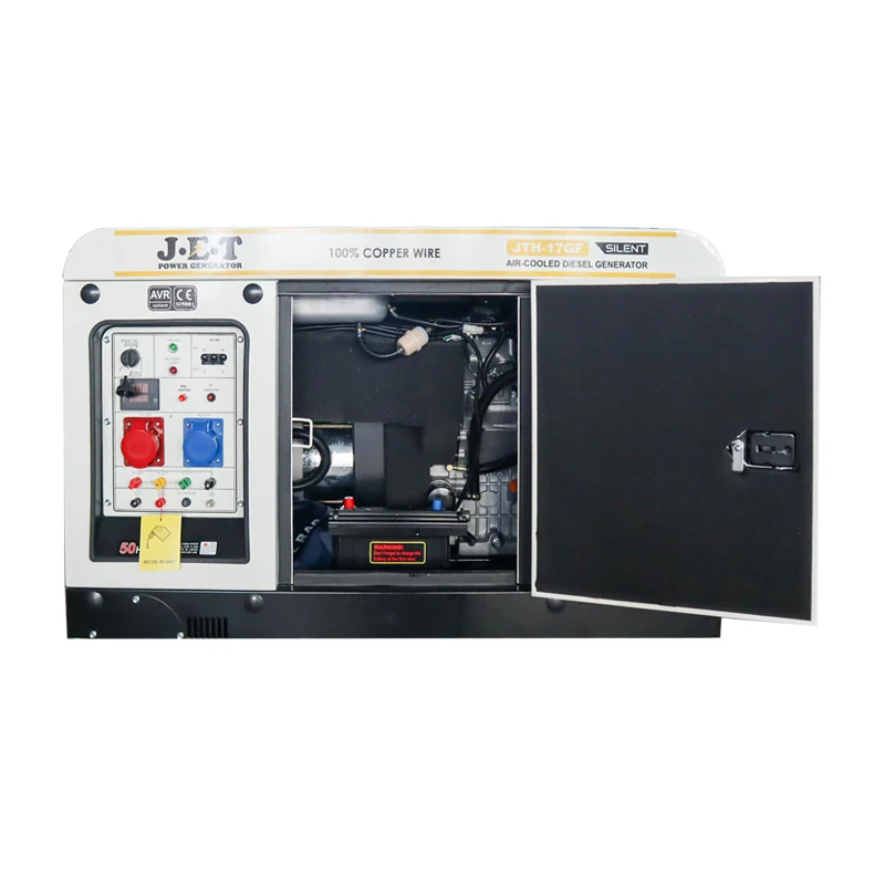 Air cooled new 12kw 12kva Generator single phase Silent typr Diesel Generator