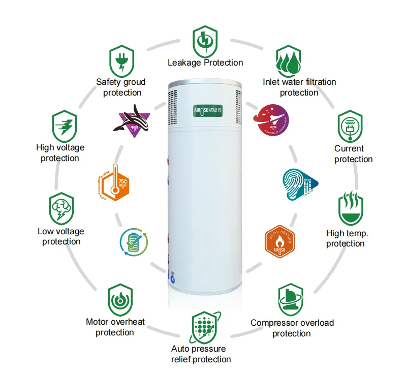 Smart House 200L 300L All In One Water Heater Water Tank For Home Hot Water