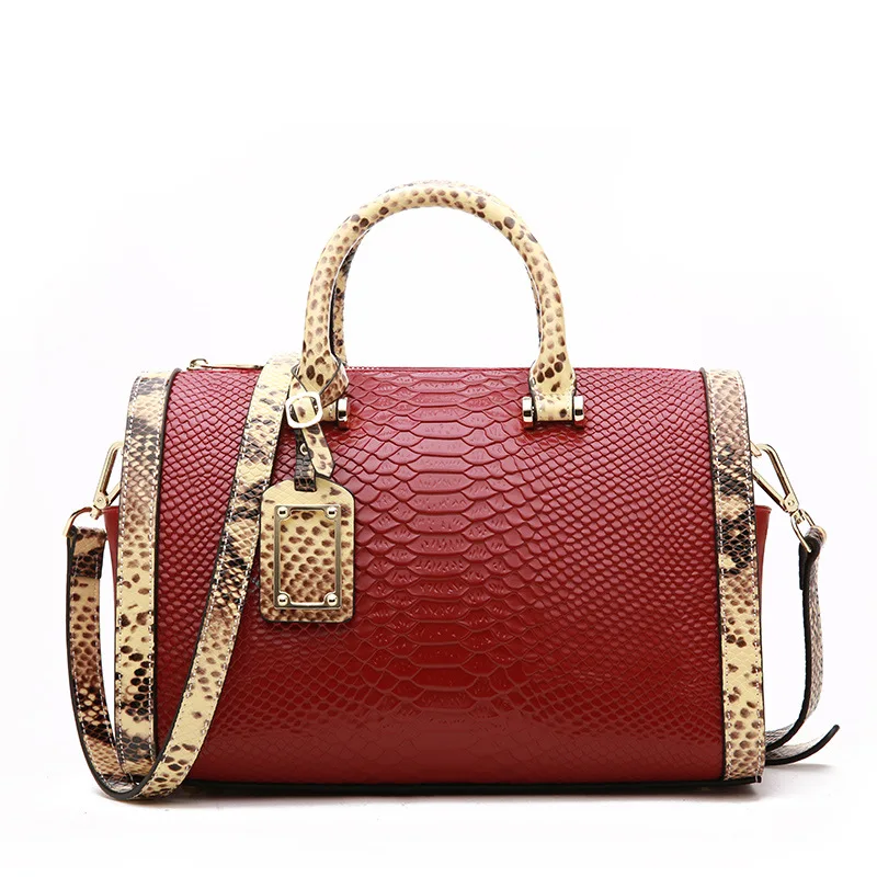 Fashion Alligator Women Handbags Crocodile Top-Handle Women Crossbody Bags Large Capacity Quality Genuine Leather Handbags