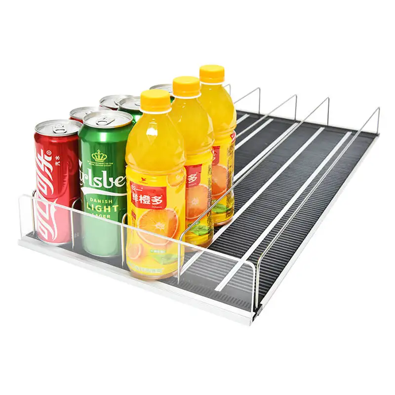 Convenience Store Display Gravity Feed Flex Glides Roller Shelf System