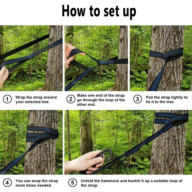 270*140cm Outdoor High Quality Beach Hammock Nylon Fabric Hammock for Garden Travel Camping