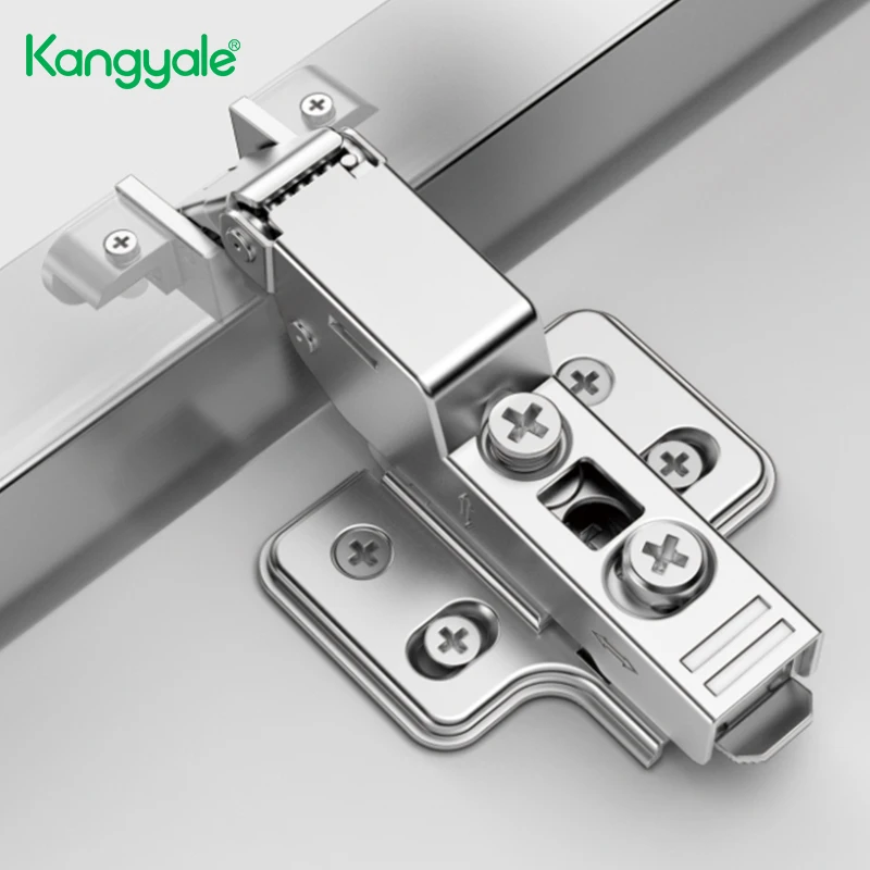 Furniture Hardware Cabinet Door Hinges 3D Stainless Steel Hinges Concealed Door Hydraulic Hinges