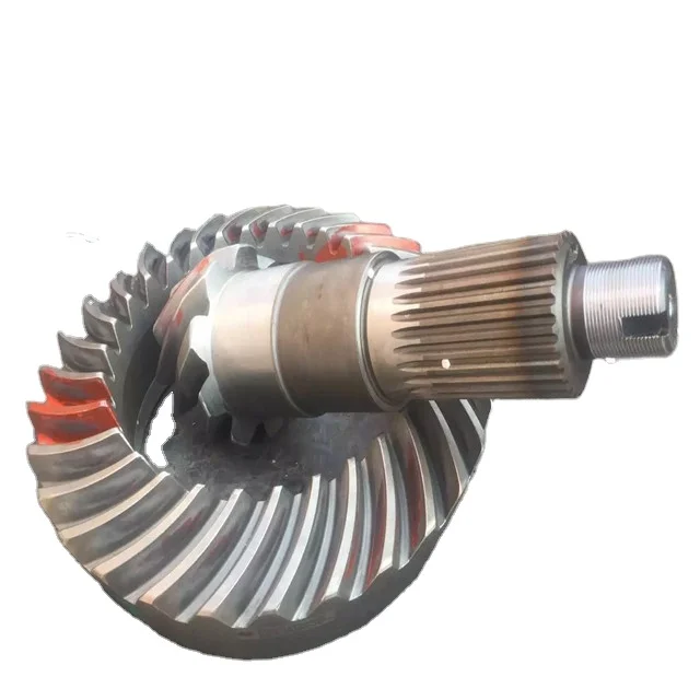 Высококачественная коническая шестерня Shandong Qize exports, активная коническая шестерня, коническая шестерня HDS300, запчасти для грузовиков, задняя ось