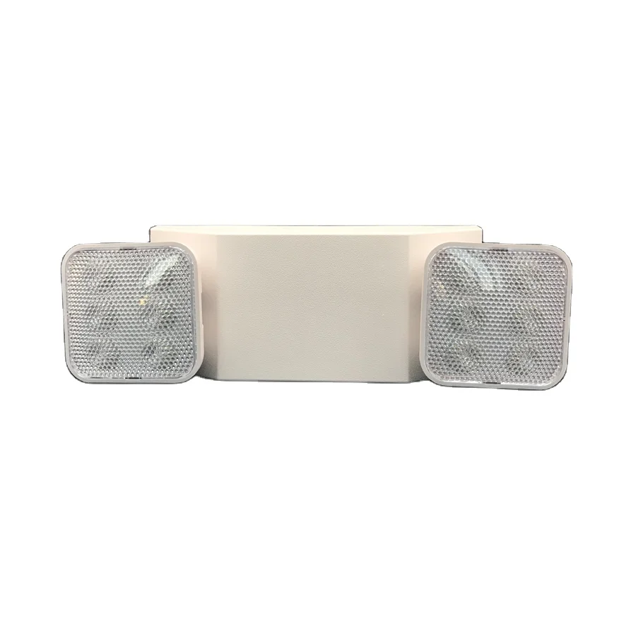  White Led Emergency Twin Spot Light 2.4W high Brightness Exit Wall Mounted UL &