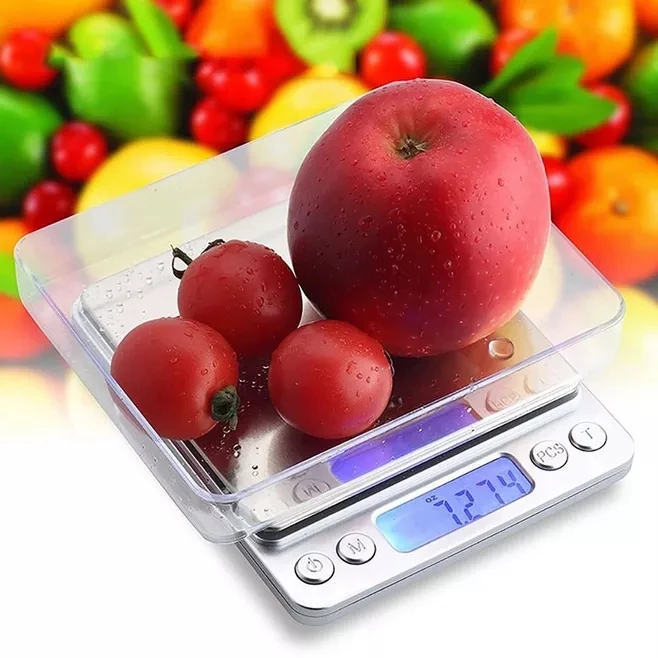 Amazon Hot Sell Bascula Cocina Custom Multifunction  0.1g Stainless Steel digital pocket scale food scale kitchen scale