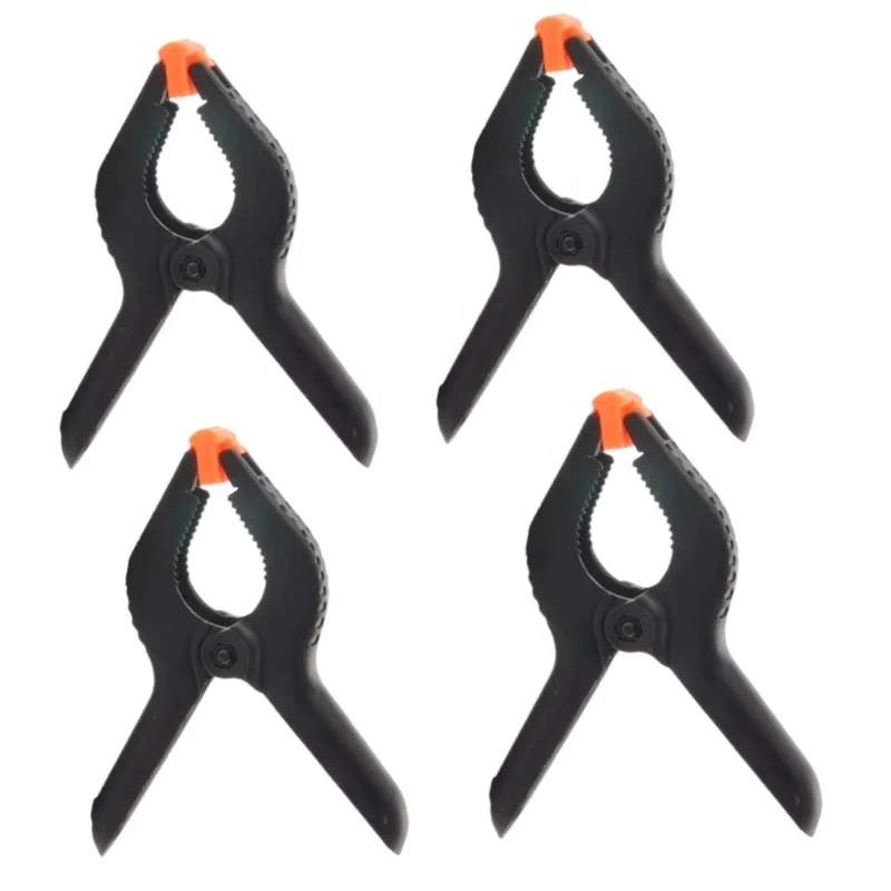 5.24cm/20.32cm C-Clamp Heavy Duty Nylon Ratchet Spring Clamps Photo Studio Light Background Clip Backdrop Clips Clamps