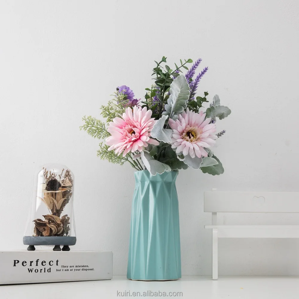 New design Artificial Gerbera Bouquet New Design Garden Wedding Decoration Silk Flowers