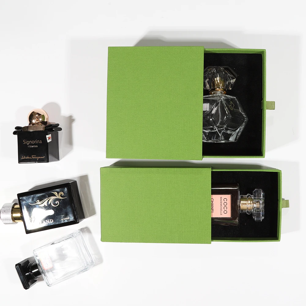 Customized Logo Luxury Perfume Bottle Sliding Drawer Package Gift Perfume Box