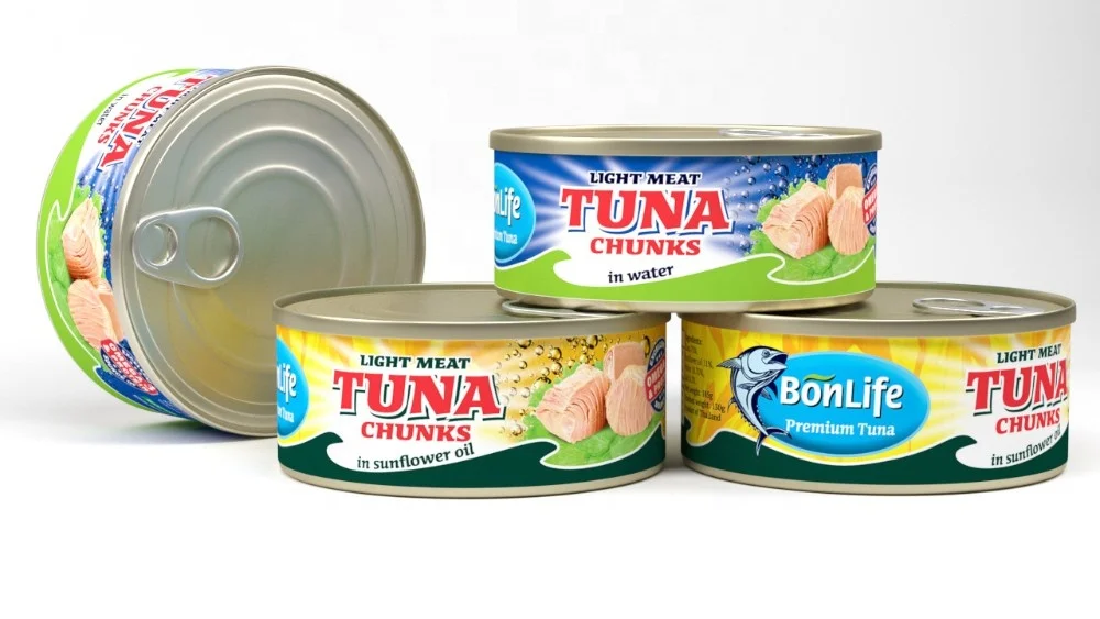 BONLIFE Tuna Chunks, high quality light meat in oil