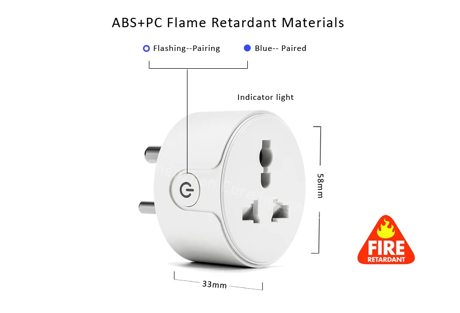 Smart Plug WiFi Outlet Works with Siri Alexa Google Home Smart Socket with Timer Function Remote Control