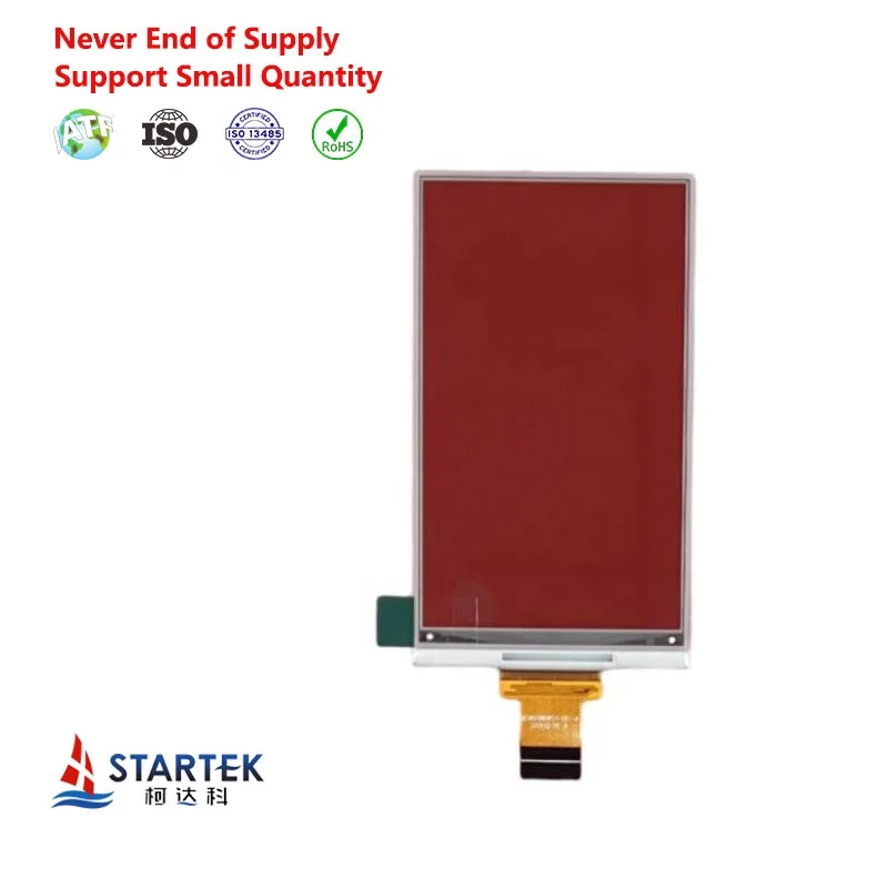 EPD price tag 4 inch e ink panel 480*800 SPI interface high contrast high reflectance epaper display