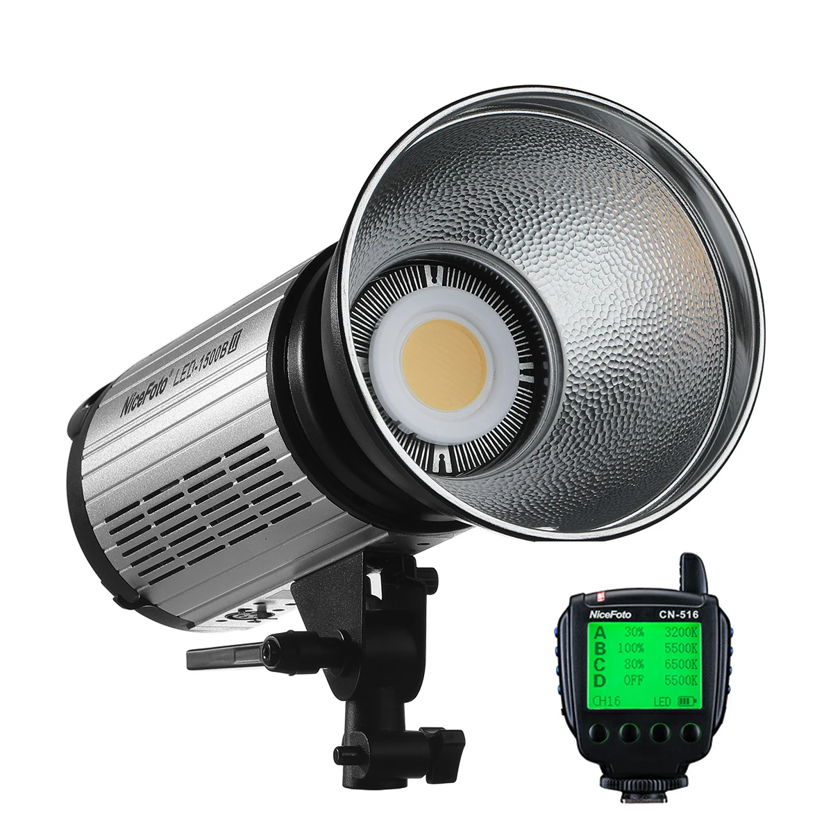 LED-1500BII 150W Daylite 5600K LED Video Light Bowens Mount LED Video Light Owens Mount AC&DC Power Supply -20 - 40 120