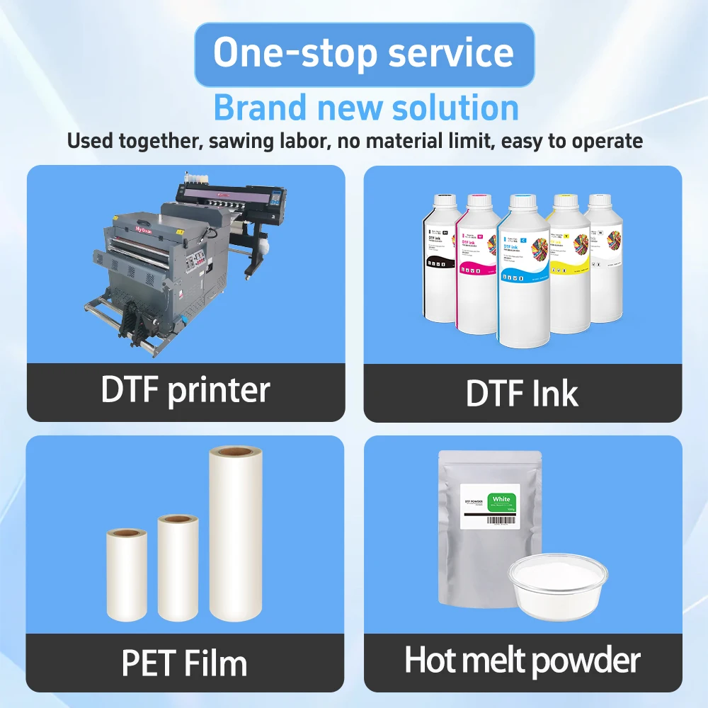Retail Price 1000ml Textile DTF Printing Ink For DTF Printer Ink i3200 l1800 l805 xp600 DTF Pigment Ink