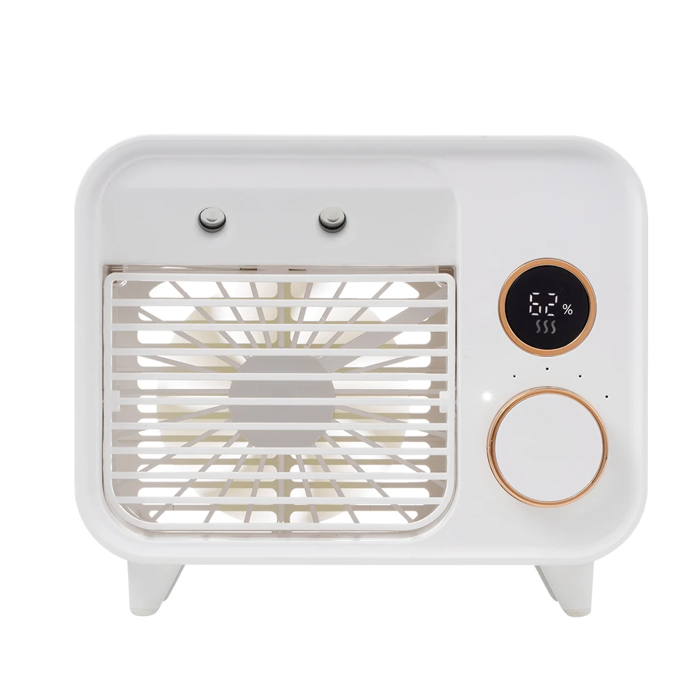 Best LED Portable Mini Personal Rechargeable  Air Conditioner Water Cooling USB Cooler Fan