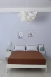 Лидер продаж, водонепроницаемый защитный чехол коричневого цвета для матраса для домашнего использования