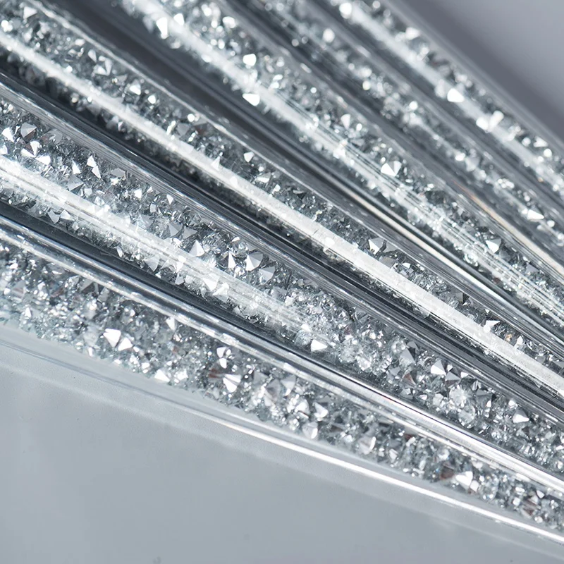 Коническая Хрустальная ручка прозрачная ручка Косметическая Кисть для макияжа