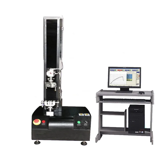 Single Column Electric Micro-Computer Universal Testing Machine Fabric Tensile Strength Tester