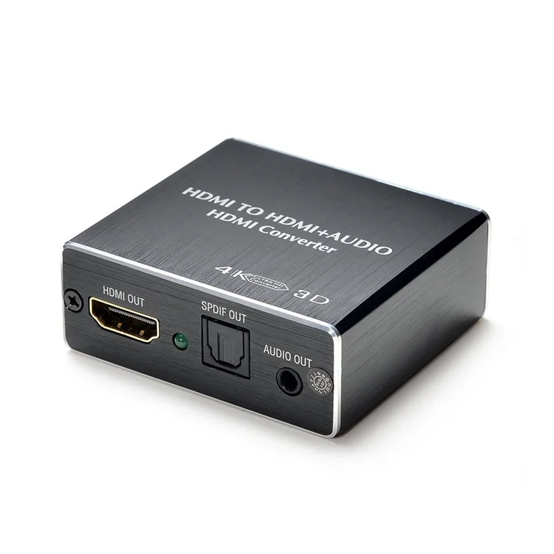 HDMI-совместимый аудио экстрактор стереоэкстрактор преобразователь Оптический TOSLINK SPDIF + 3,5 мм аудио сплиттер адаптер