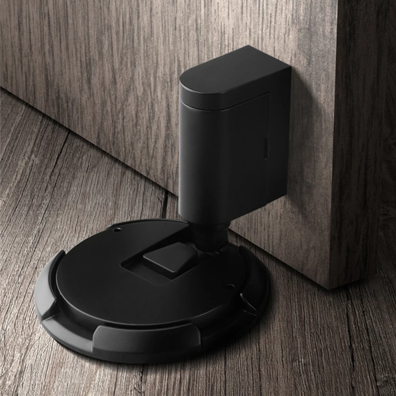 Zinc alloy automatic floor mounted door stopper mechanical door stopper