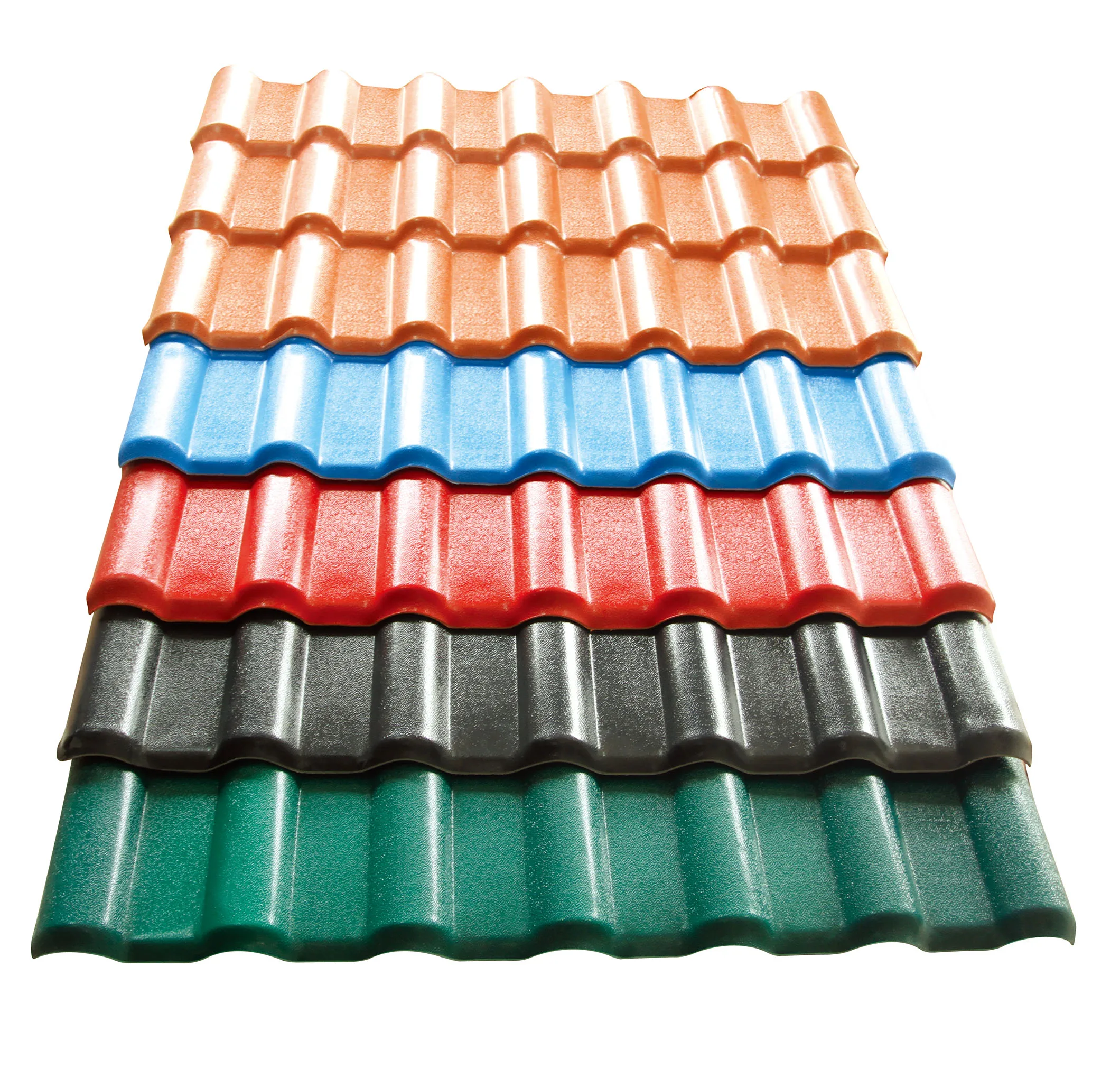 Decorative ecological pvc light weight roof tile pvc anti corrosive roofing tile