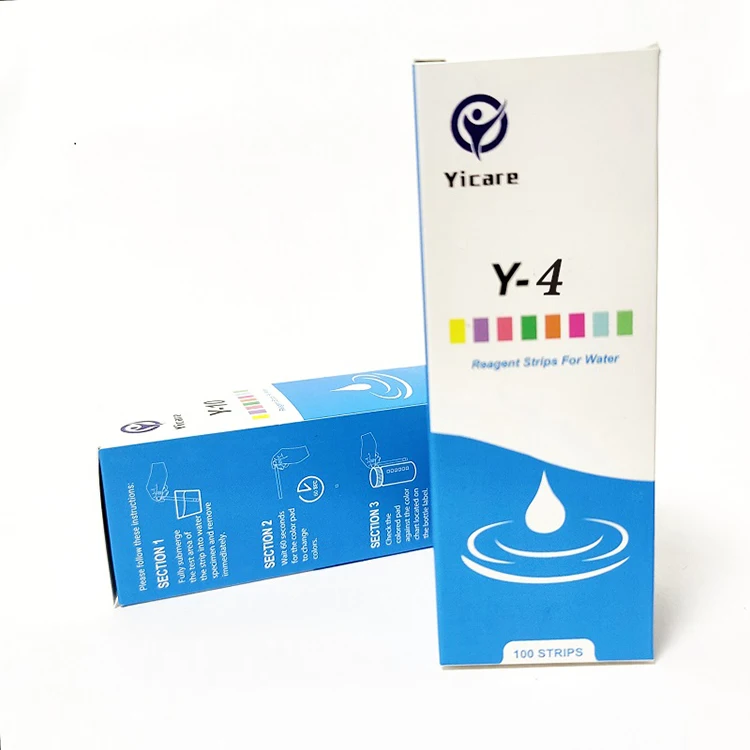 4  in 1 Water Testing Kits  Tests  Free Chlorine/Total Alkalinity/PH/Bromine