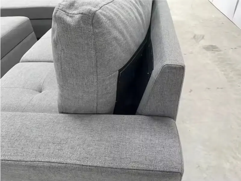 Nordic Custom grey Fabric Soft Sofa Living Room Furniture Modular Sofas Long Living room Couch