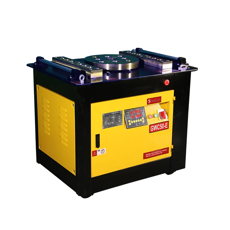 GW50E cnc wire bender machine reinforcing steel round rebar bending tool