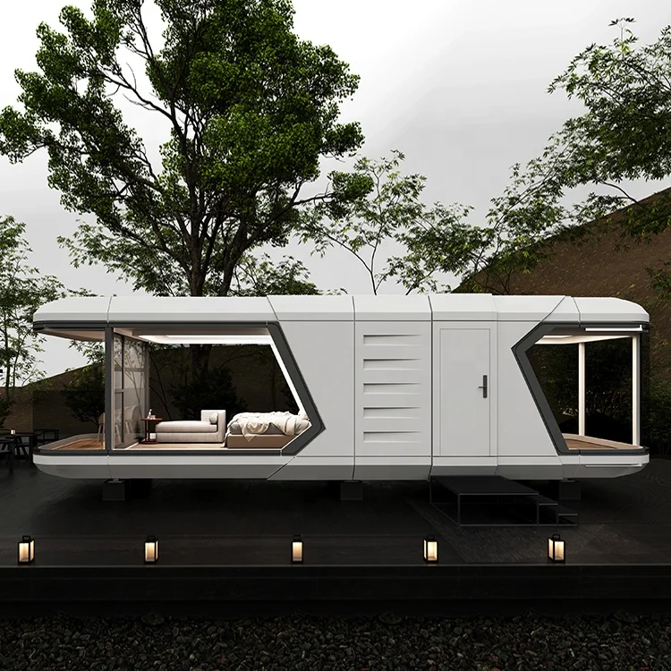 Residential Space Capsule House Capsule House Container Expandable Fireproof Ready To Ship Capsule House For Camping