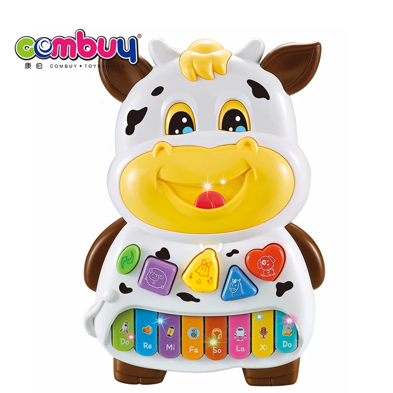Western calf music light education study piano toy with music
