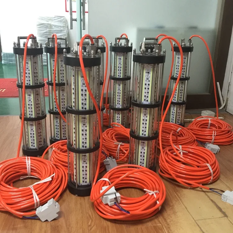 Waterproof marine 3000w under water fishing light for fishing vessel