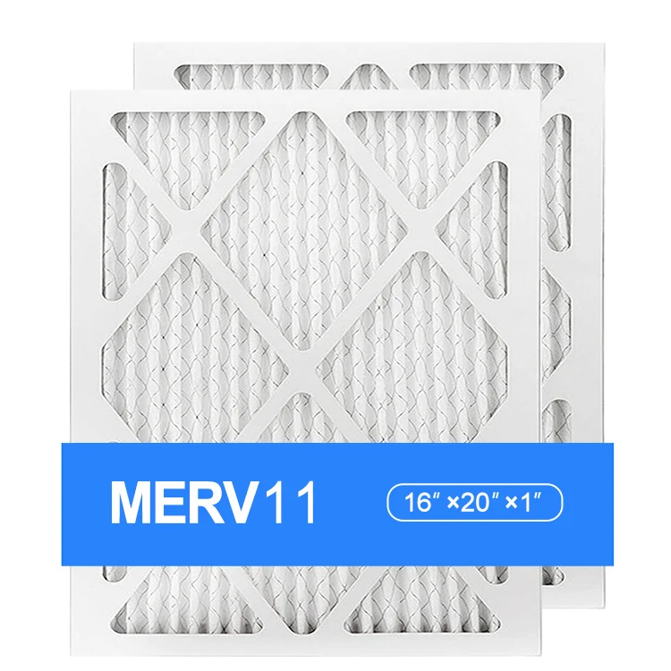 Высокое качество по индивидуальному заказу мэрв 8 Merv 11 мэрв 13 картонный гофрированный рамки HVAC Ac воздушный фильтр предварительной очистки для 16x20x1