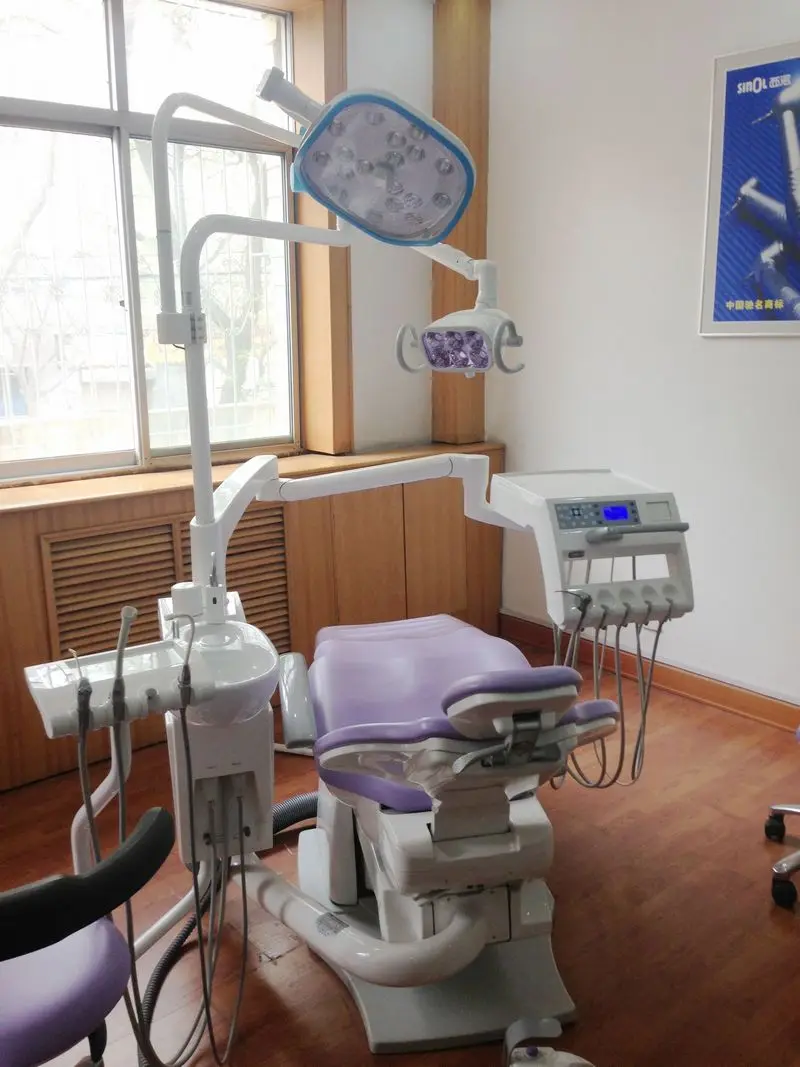 S2319 Top mounted instrument tray Sinol luxury dental chair unit high quality dental chair set silla dental