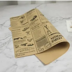Customized printed wax paper grease proof sandwich wrapping paper