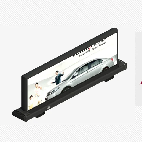 Wifi outdoor waterproof double sides P2.5 car roof top screen taxi top led display advertising screen outdoor car video