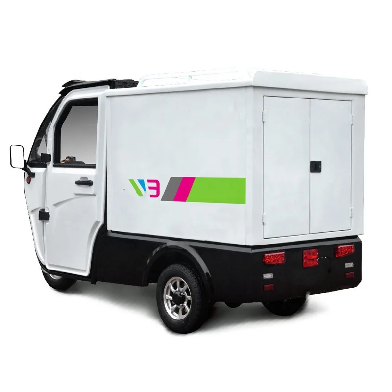 Made in China  Cargo Truck Mini Box Van Small box trucks Electric Mini Van   Cargo Van For City Thansport