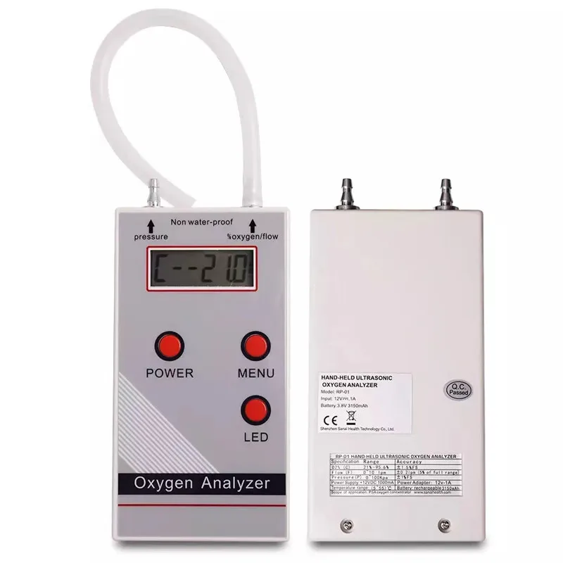 Customization Spot oxygen concentrator concentration flow analyzer Oxygen analyzer with battery