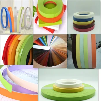 Customized Width ABS PVC Solid Color Edge Banding Low Price Plastic Furniture Decorative Strips Accessory