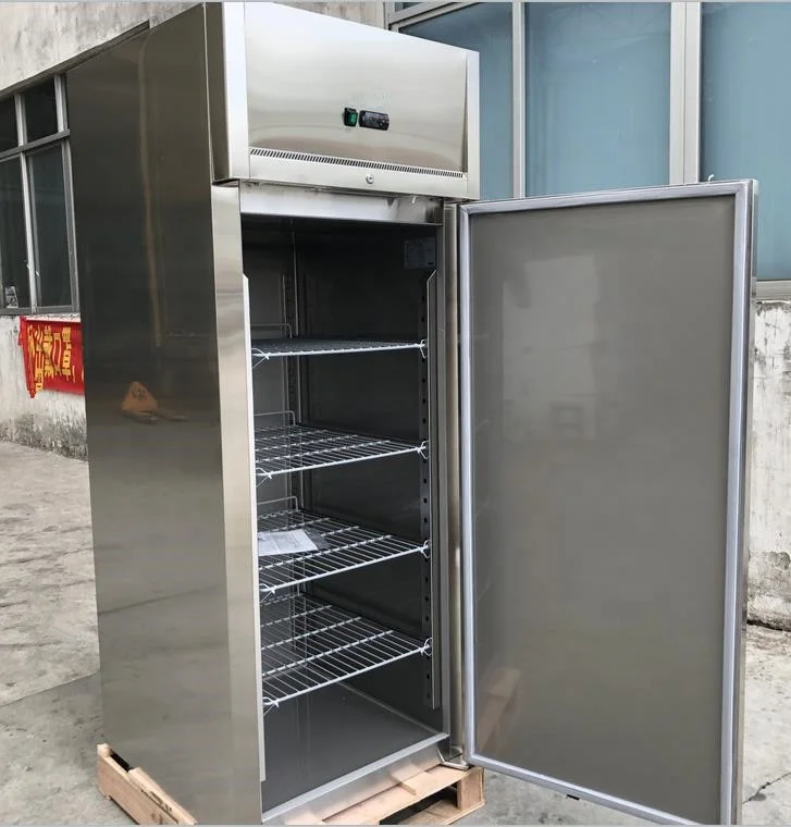 Profession Catering Refrigeration Equipment Single Door Kitchen Upright Freezer Stainless Steel Reach in Freezer