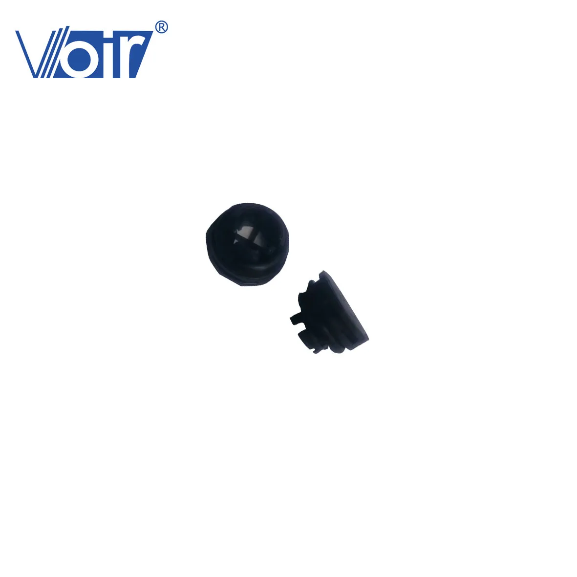 Voir e-PTFE Snap-in Round Black Plastic IP67 IP69K Waterproof  Pressing Air Vent Plug Balance Pressure Valves