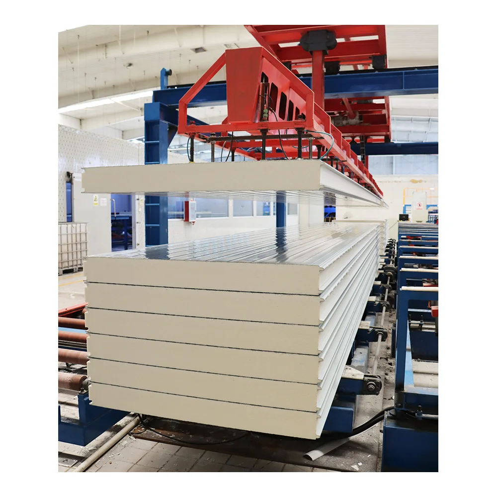 Factory Low Price High Quality Zinc Aluminum Modular Polyurethane PU Foam Sandwich Panel for Roof Ceiling or Wall Insulation