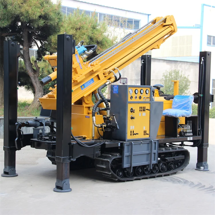 CNSW200Q 200 m water well drilling rig/hydraulic drilling rig for air and mud well drilling rig for sale