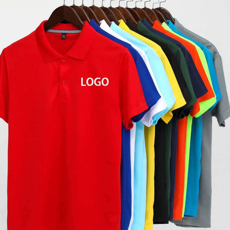 custom printing or embroidery logo men uniform plain Polo Shirt 100% cotton polyester sublimation blank golf polo shirts