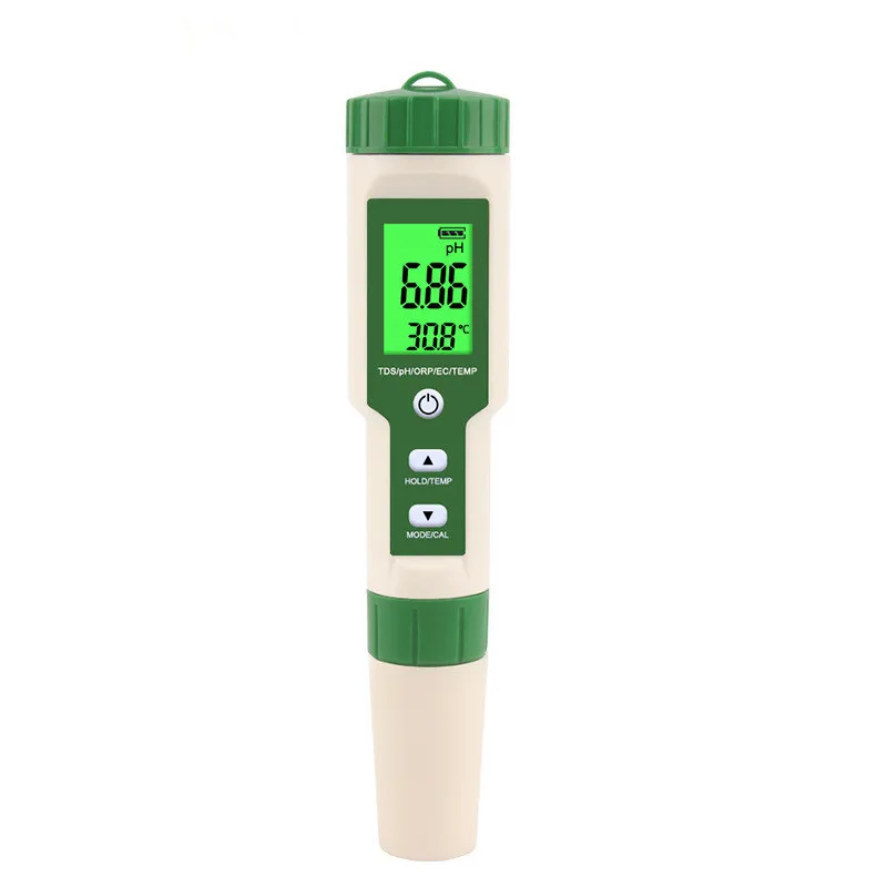 5 in 1 multifunction water quality PH test pen liquid PH,TDS,ORP,EC,TEMP