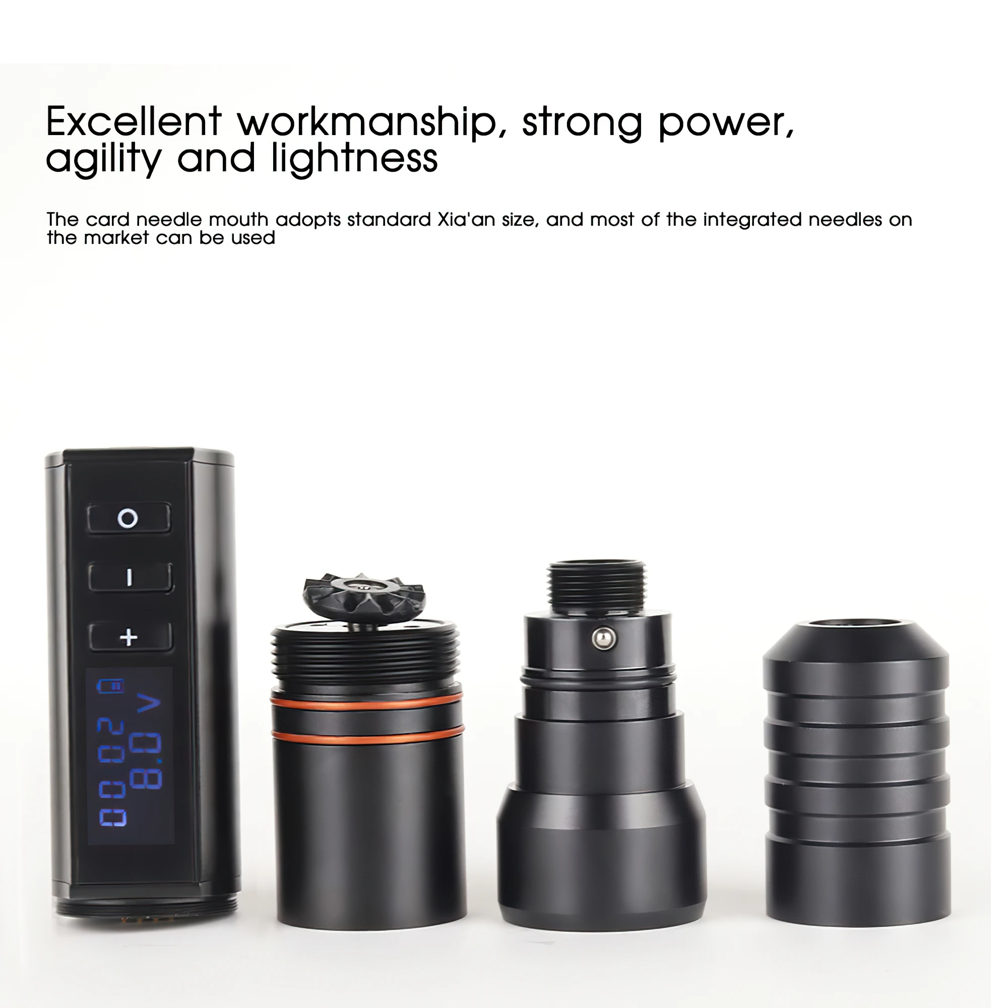 Ambition Hunter Professional Tattoo Machine 2200mAh LED Digital Wireless Tattoo Pen Machine for Body Art