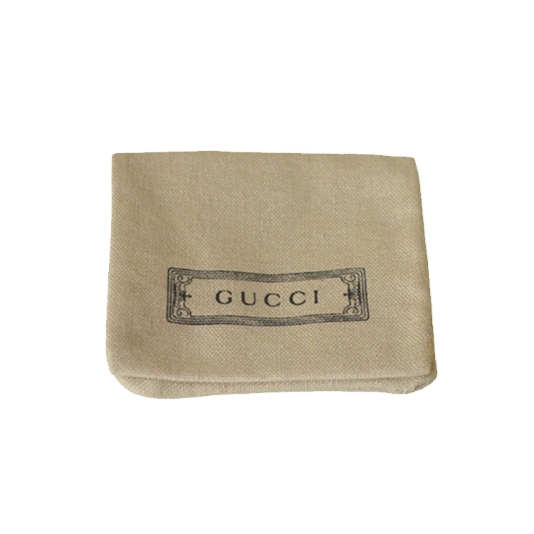 Khaki Eco-friendly Style Guci Small Earring Necklace Bracelet Pendant Packaging Fabric Cloth Jewelry Gift bag