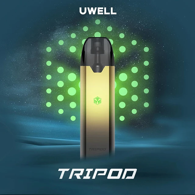 
Wholesale Custom Logo 1000mAh Uwell Tripod PCC 370mAh Pod Kit Pod System Uwell 