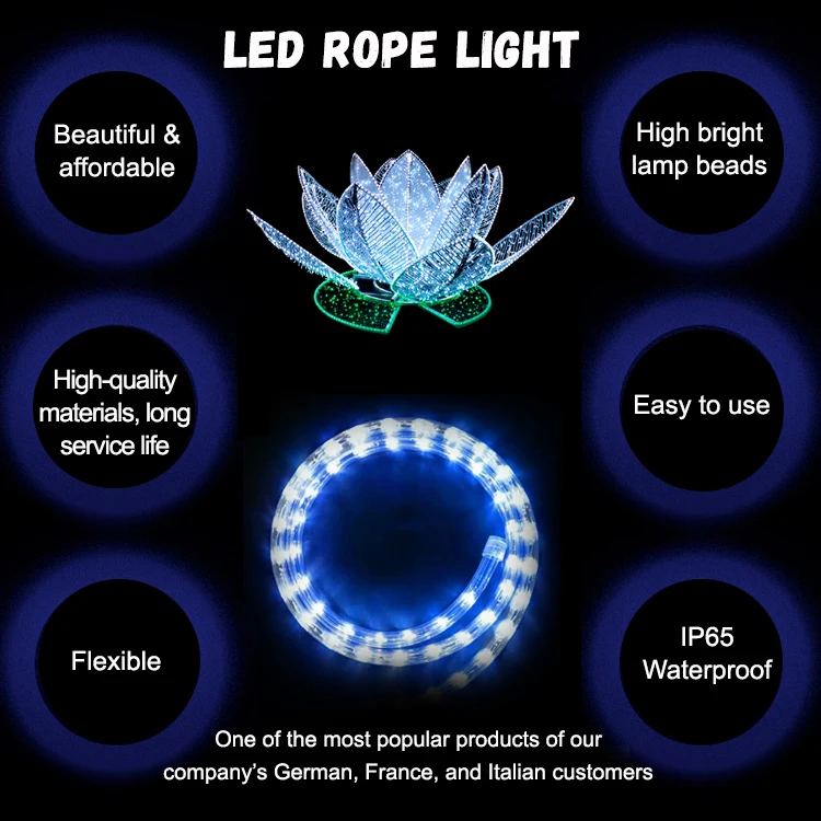 Wholesale Xmas led light flexible rope water proof 50M 100M Outdoor Indoor Holiday Party Wedding Decoration LED rope Lights
