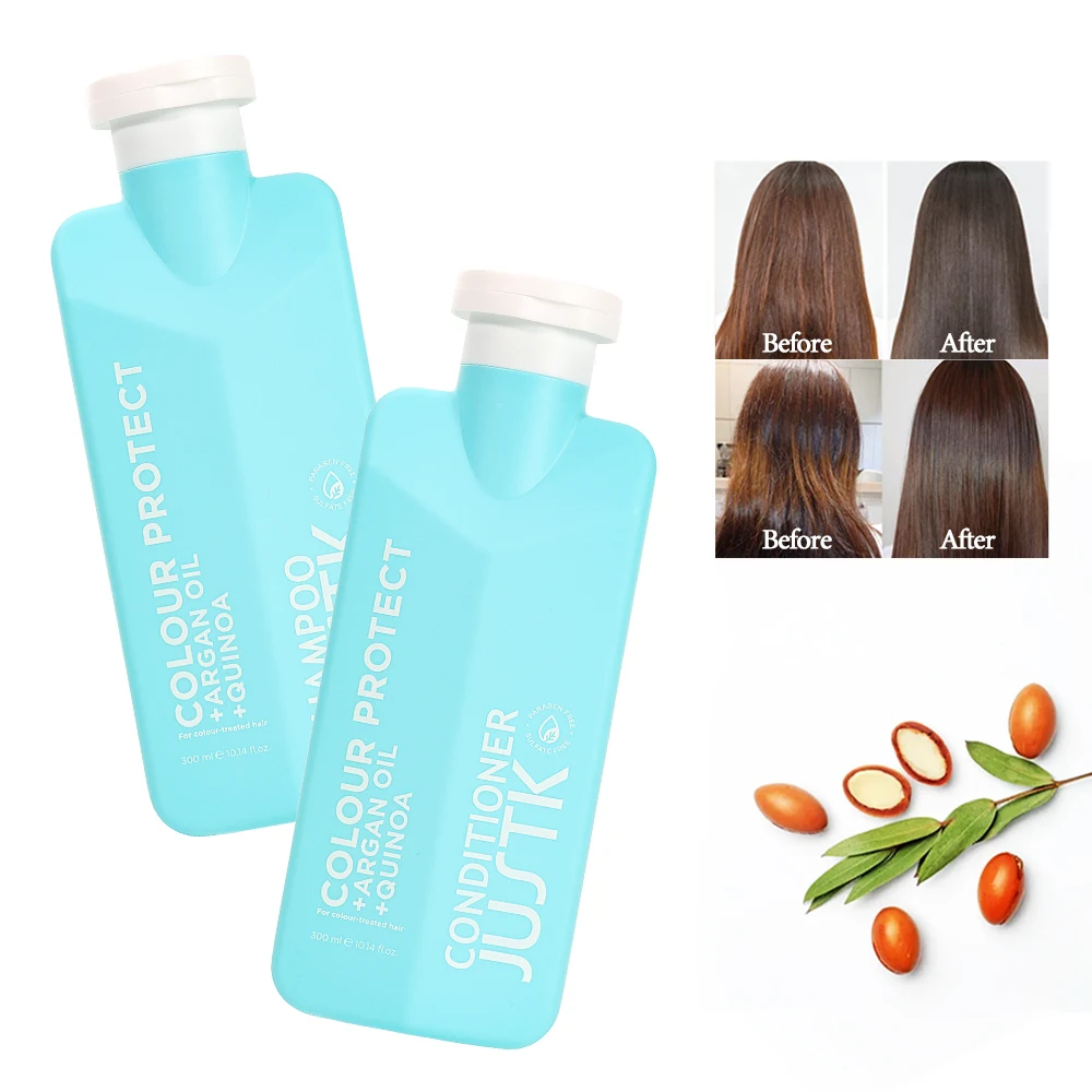 Natural Organic Shampoo for Color Treated Hair Moisturizing Repairing Argan Oil & Quinoa Conditioner
