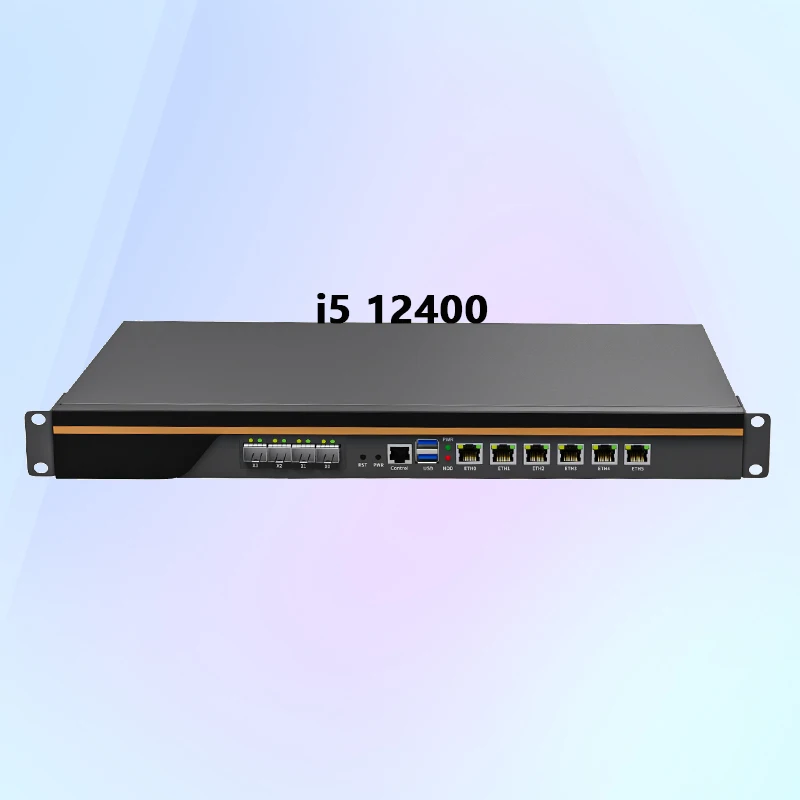 M.2 Nvme So Dimm I5 12400 13400 6 10 Cores 12 16 Threads 4 Intel X710 Sfp+ 10Gbps Fiber Chips Linux  Ubuntu Firewall Pfsense